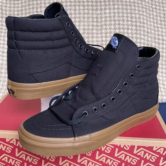 Vans Sk8-Hi Reissued Canvas Gum Black/Light Gum Mn - Picture 9 of 16